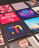 Gepersonaliseerde vierkante fotomagneten met NFC